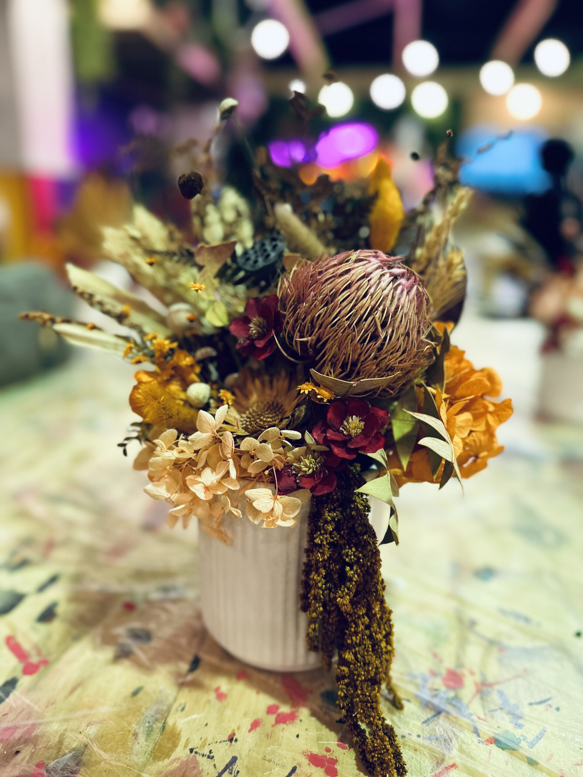 Create n Sip - Dried Flower Arrangement