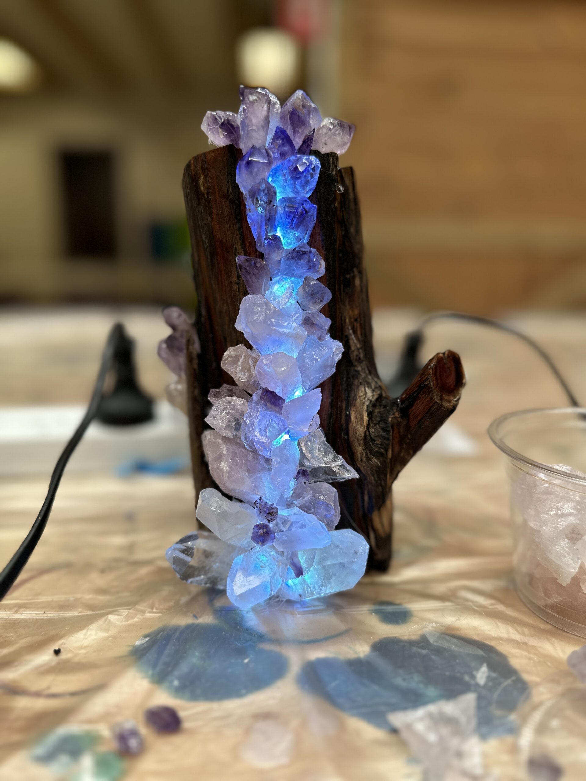 Design Your Own Crystal Lamp