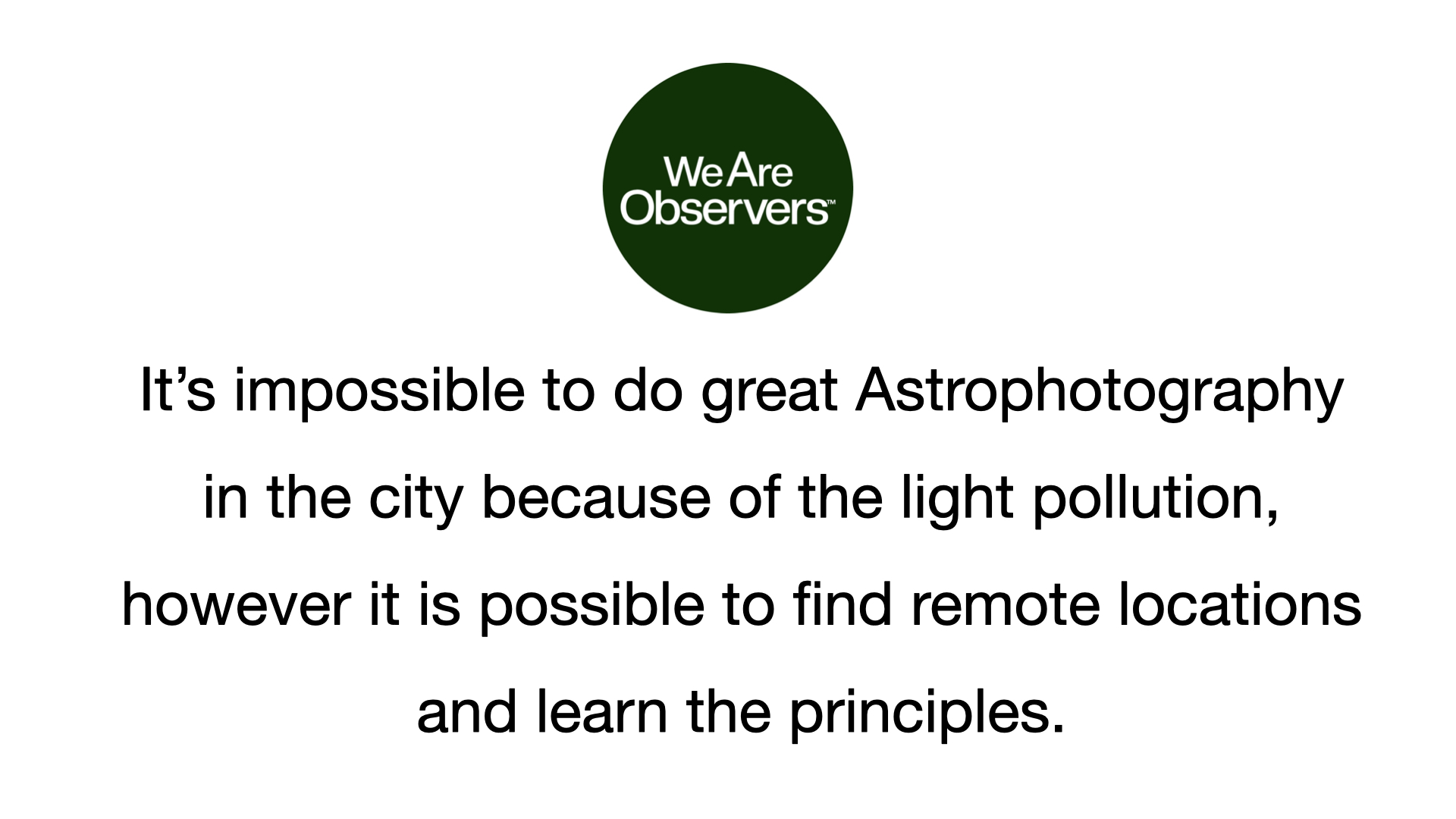 Intro to Astro: Beginners Astrophotography