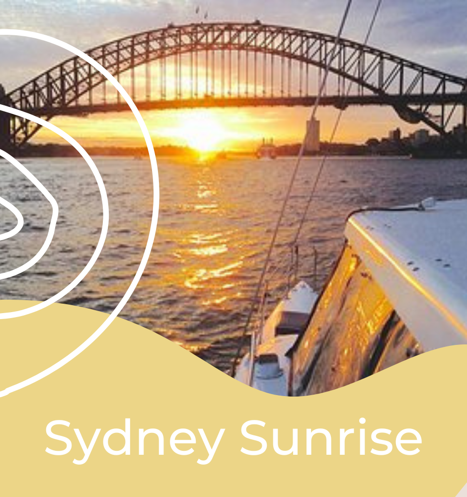 Sydney Sunrise – 3hr private catamaran charter on Sydney Harbour