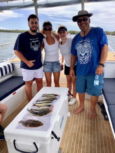 PRIVATE Broadwater Fishing - 5 hour morning session. Pickup from: Marina Mirage, Pelican Beach (Main Beach), Marriott, Appel Park (Surfers Paradise).