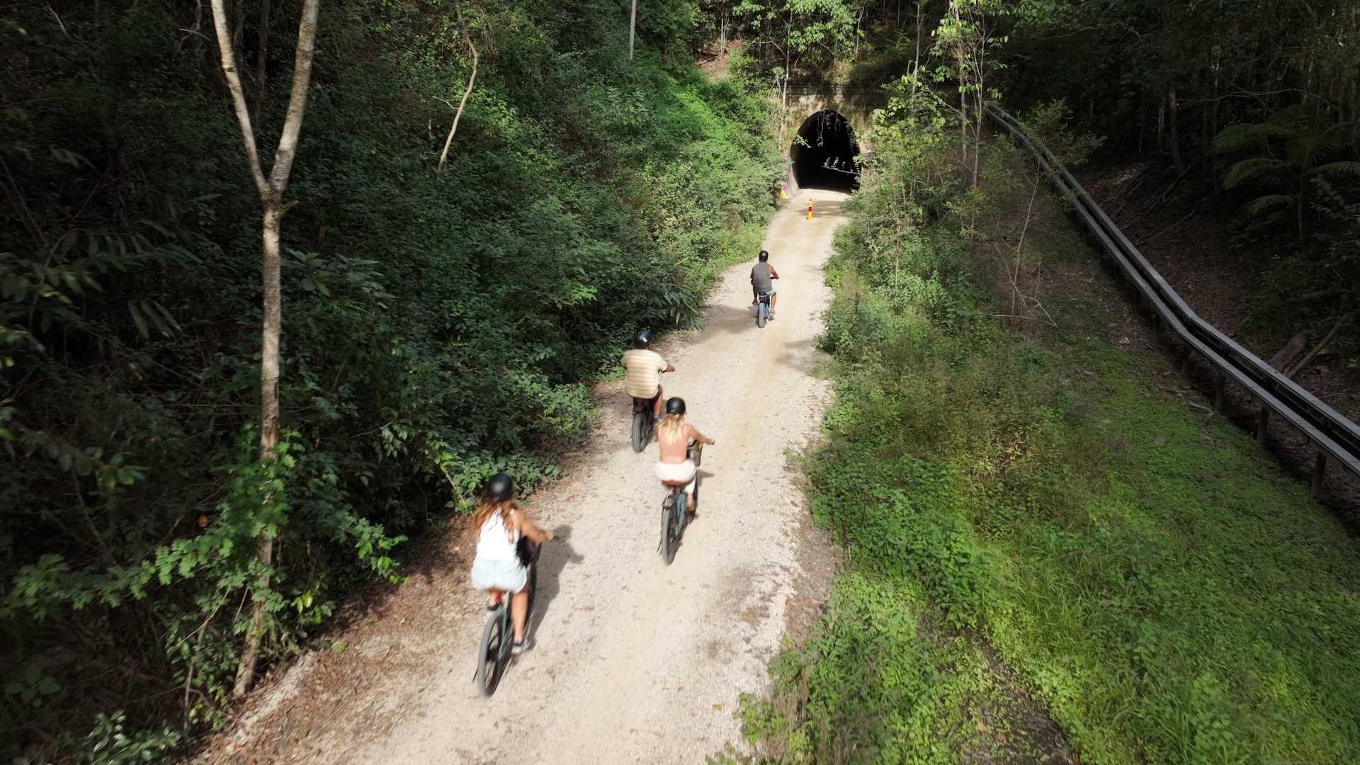 Northern Rivers Rail Trail E-Bike Tour: Including return transport from Byron Bay