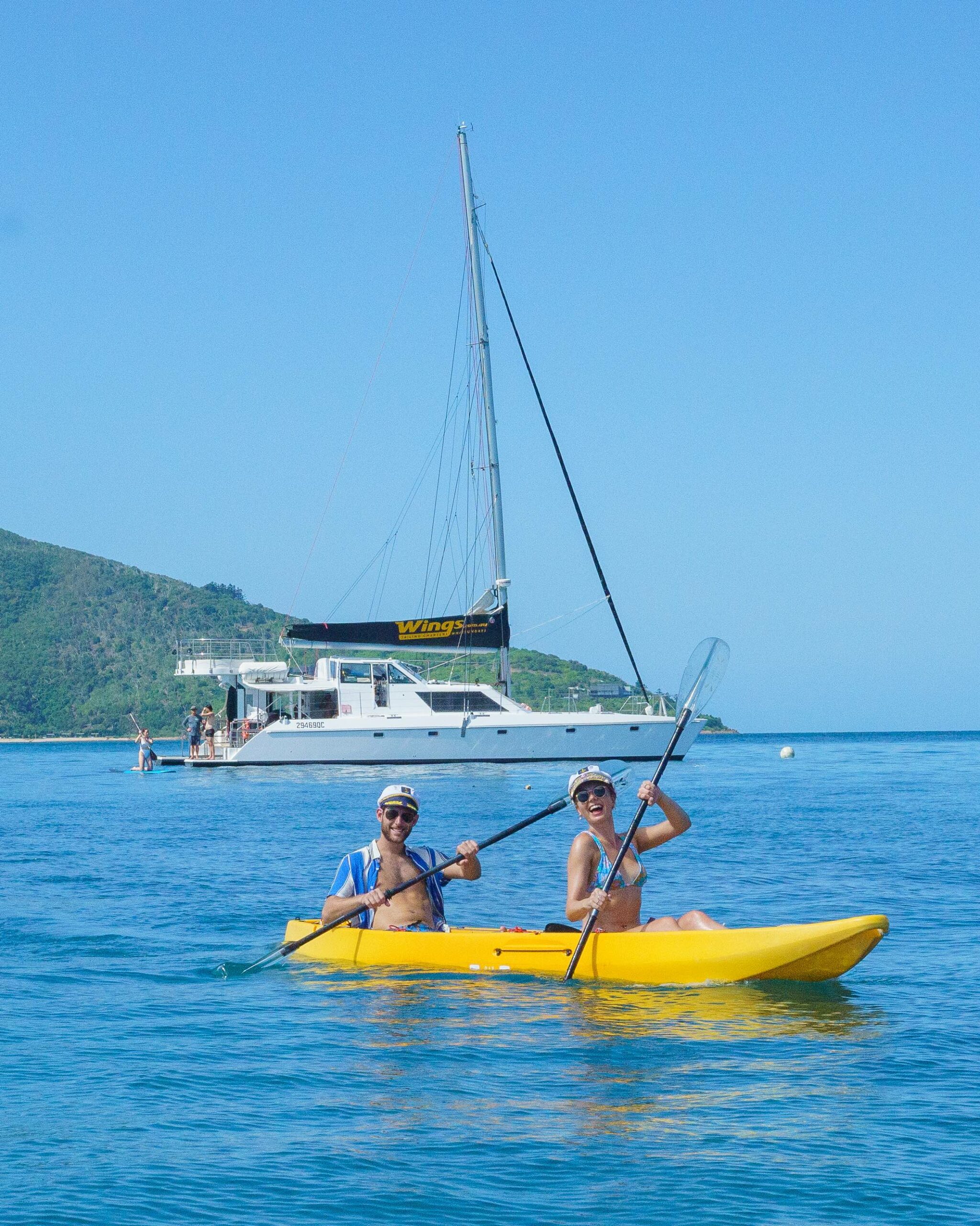 A Whitsunday Islands Sail, SUP & Snorkel Day Tour- Premium NEWEST Whitsundays Day Tour!