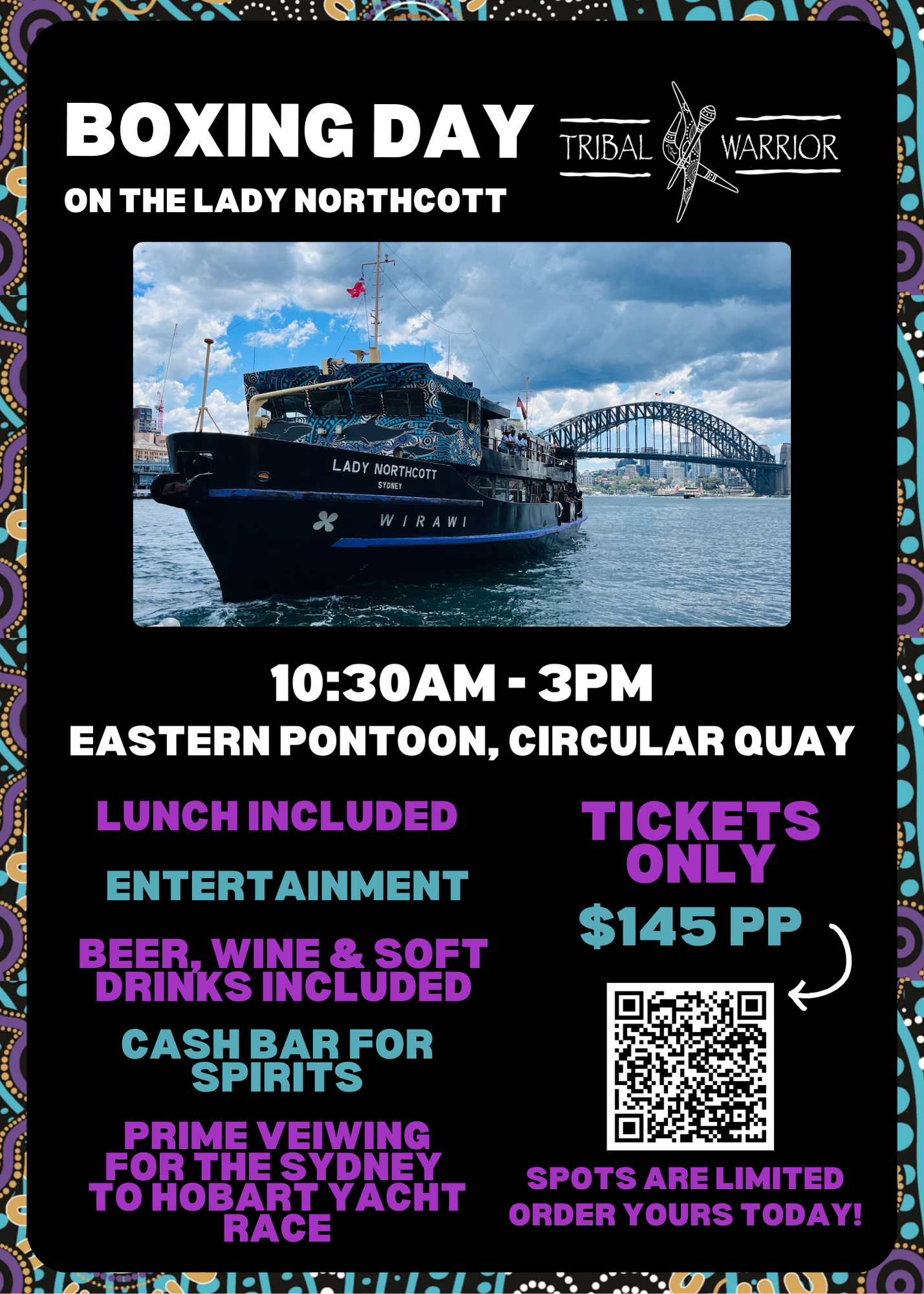 Boxing Day on the Lady Northcott “Wirawi”