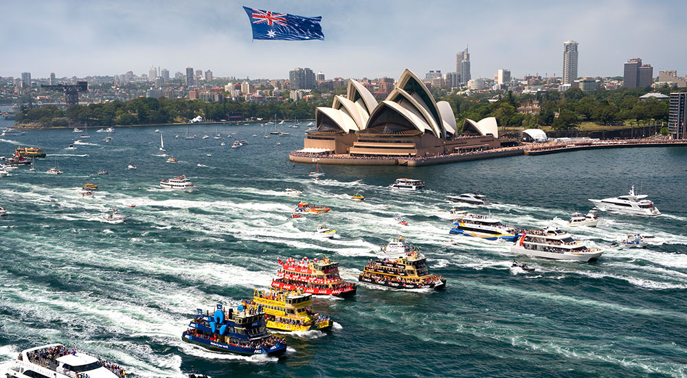 Australia Day Sydney Harbour Cruises on the Wirawi