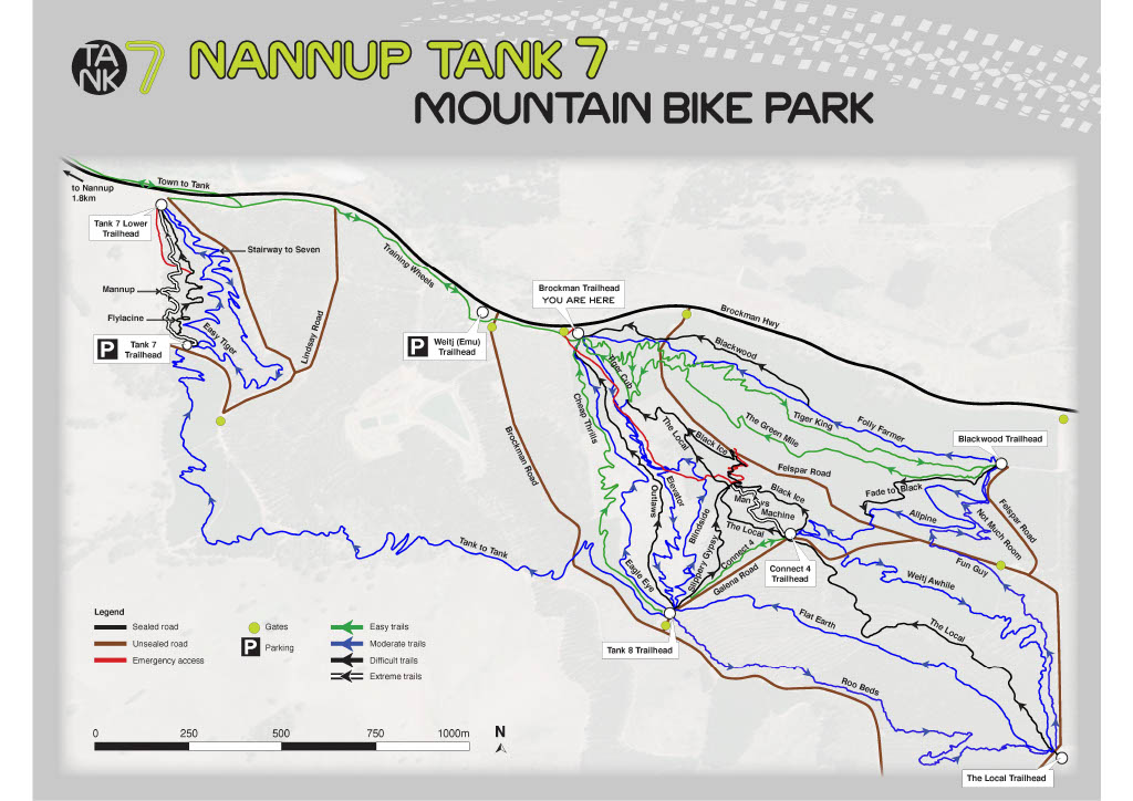 Self guided mtb park tour of Tank 7 (on a Medium frame bike)