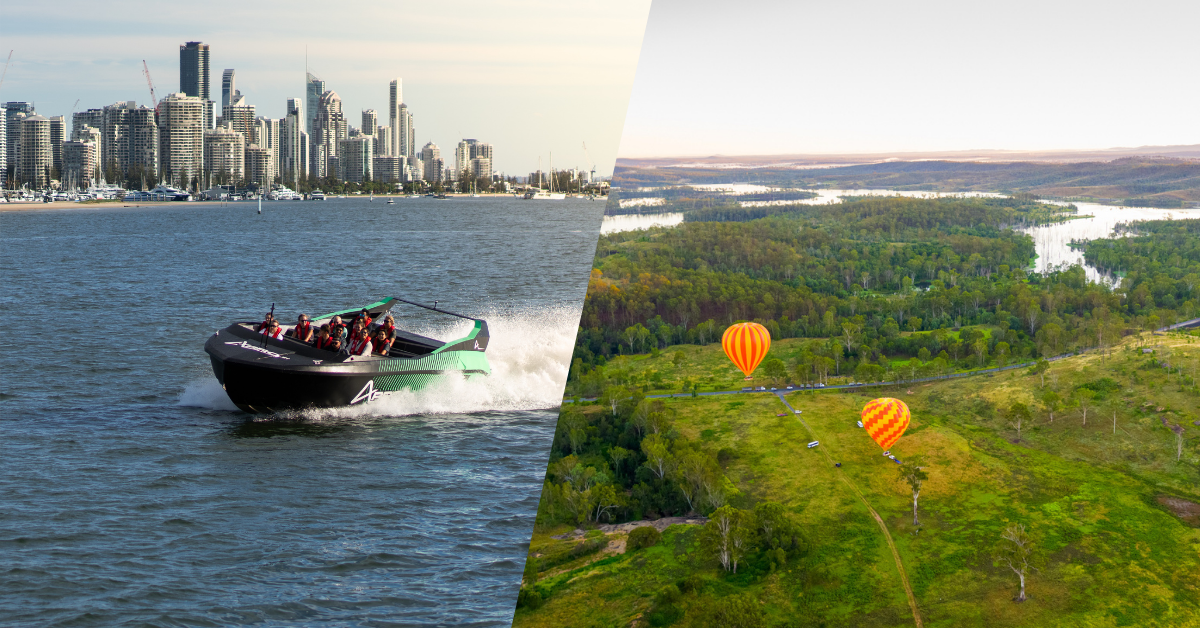 Gold Coast Classic Ballooning & Vineyard Breakfast with Arro Jetboating