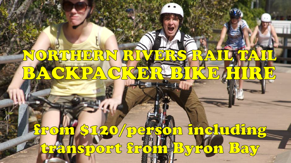 Northern Rivers Rail Trail Backpacker Package – Bike Hire And Transport From Byron Bay