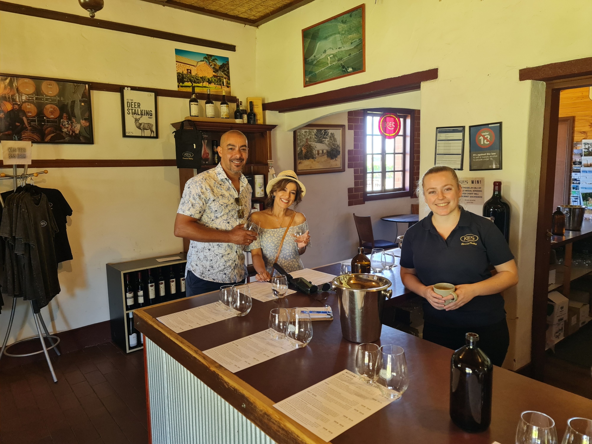 A Private Barossa Valley Tour including lunch.