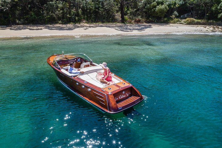 Luxury Italian Wooden Speedboat Cruises in New South Wales