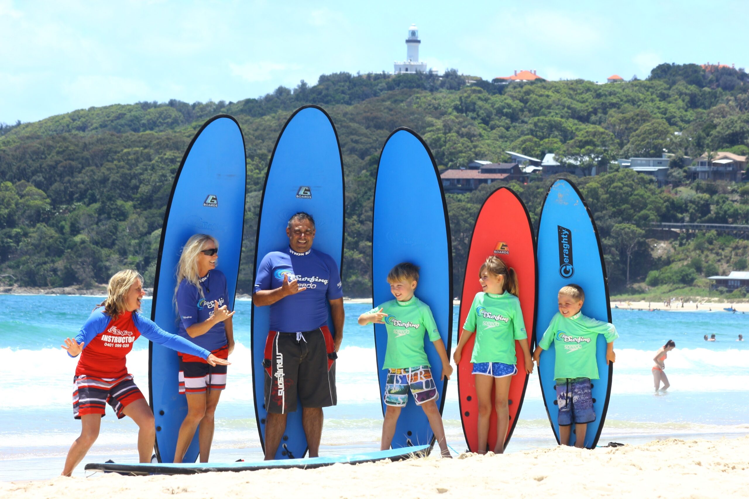 Byron Family Private Surf Lesson