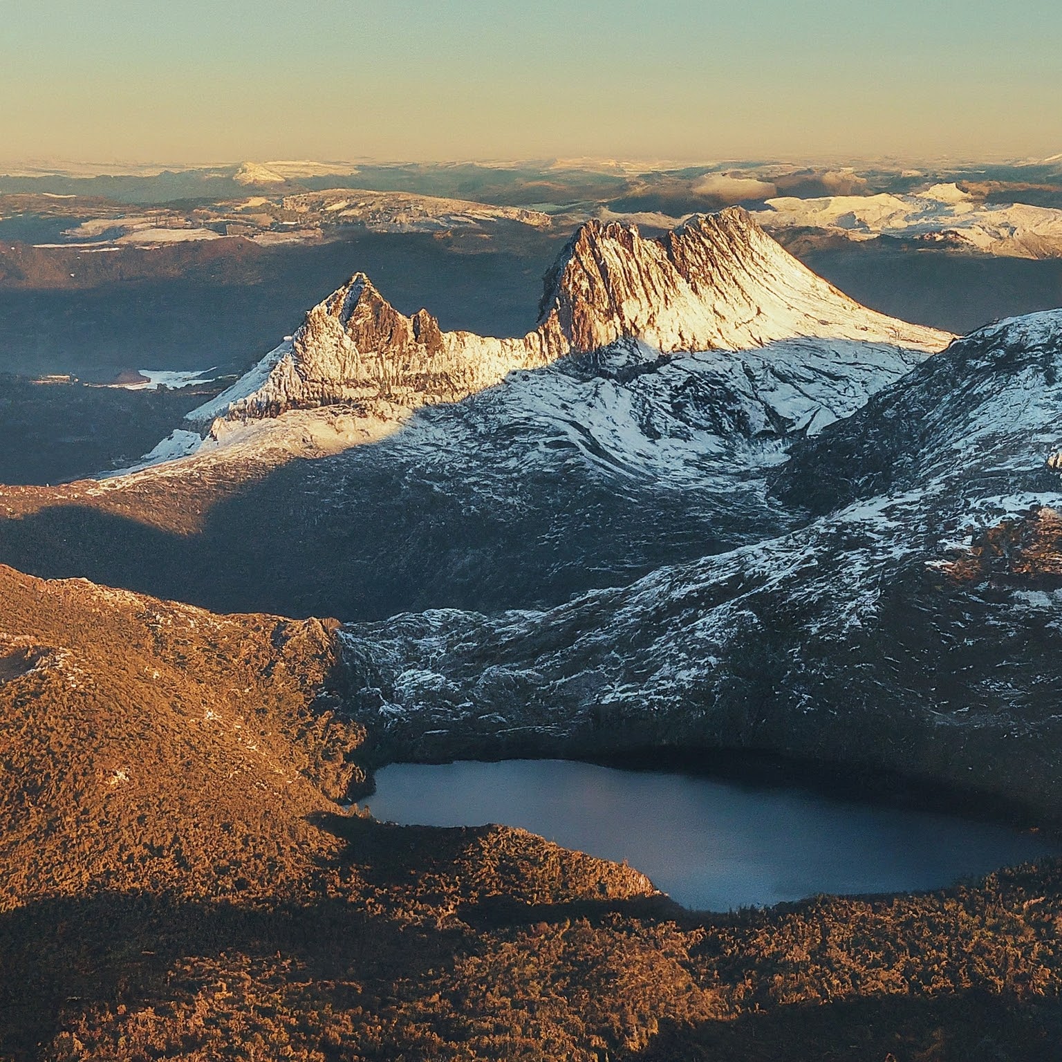 Cradle Mountain and Lake St. Clair Scenic Flight