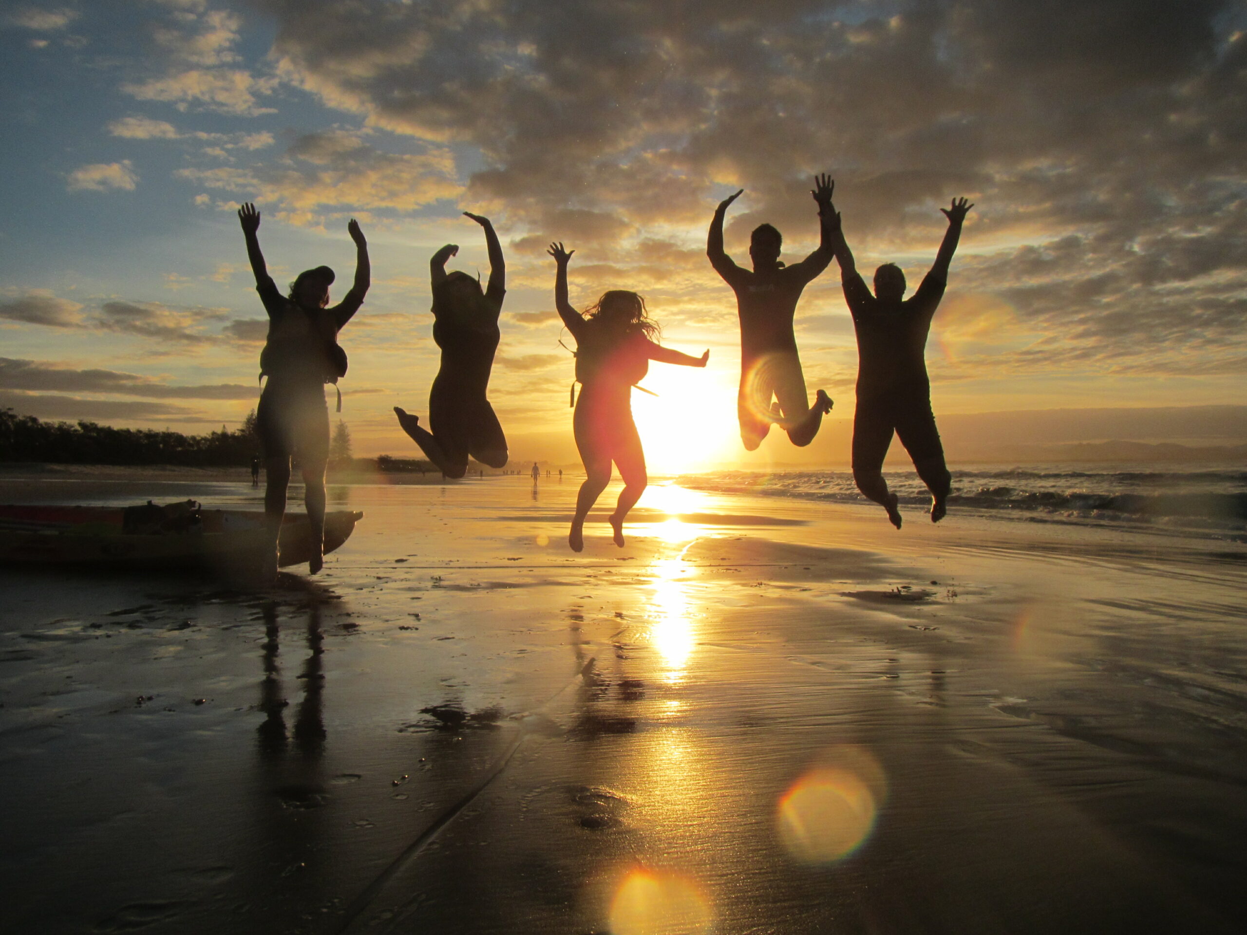 The Winter Sunset  Byron Bay Sea Kayak Tour