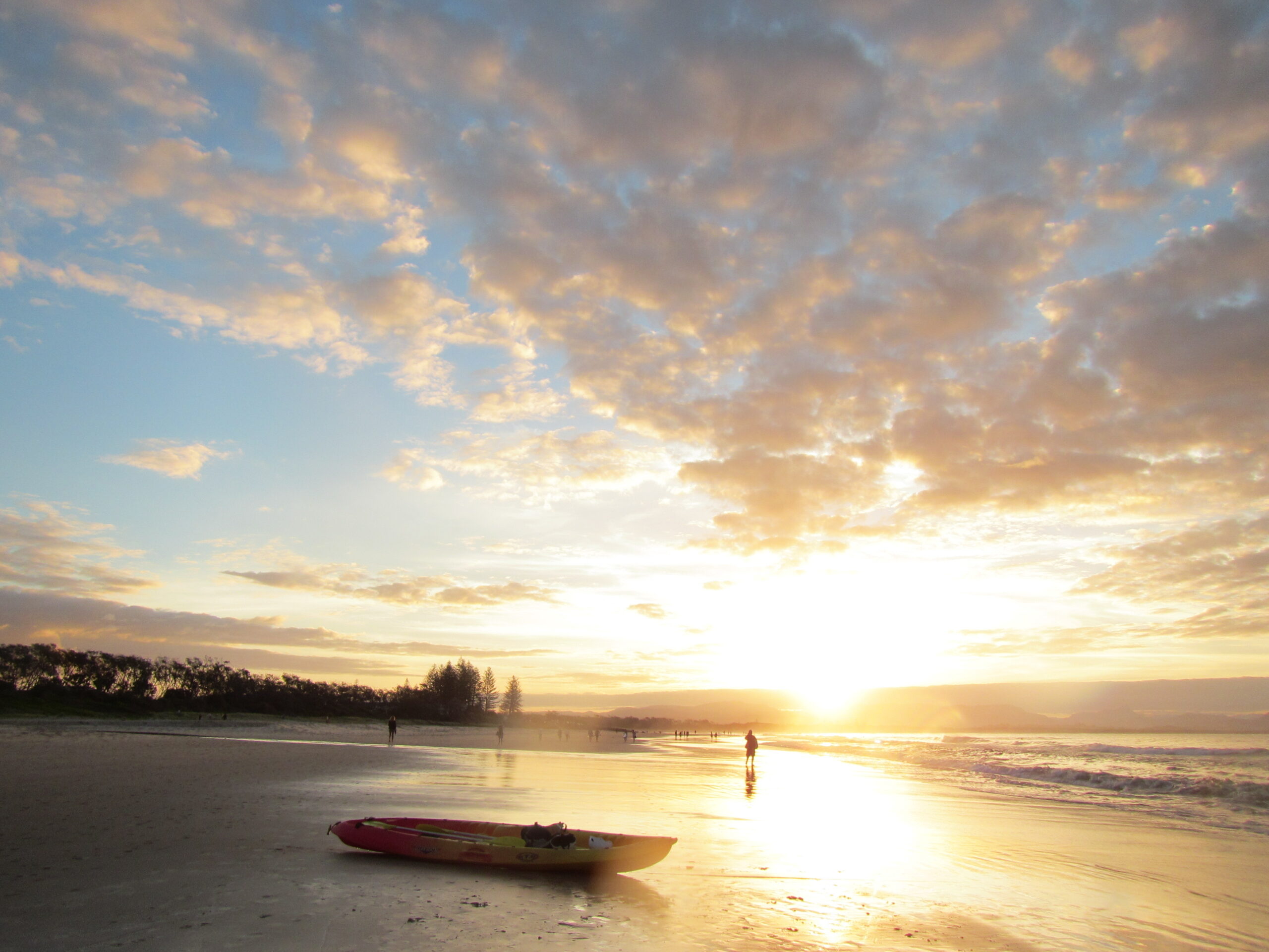 The Winter Sunset  Byron Bay Sea Kayak Tour