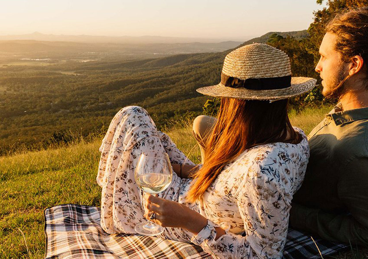 Groups - Tamborine Mountain Rainforest Skywalk + Glow Worm Cave Tour + Waterfalls or Shopping