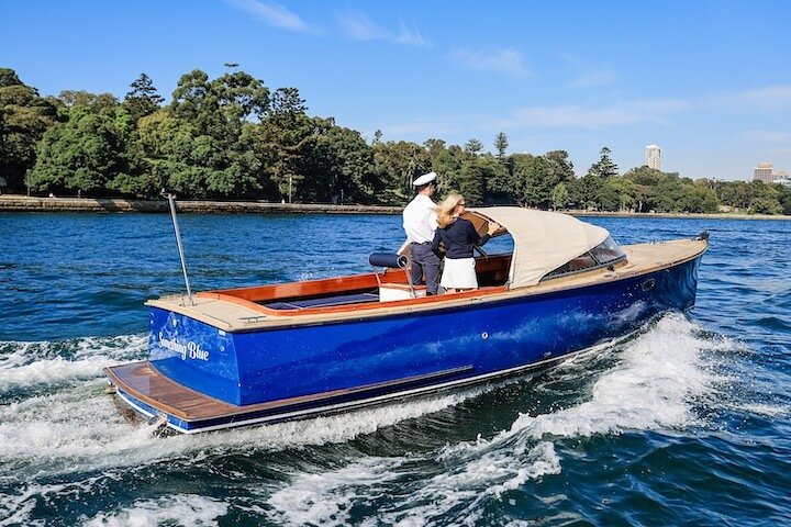 Private Classic Wooden Speedboat Sydney Harbour Cruise