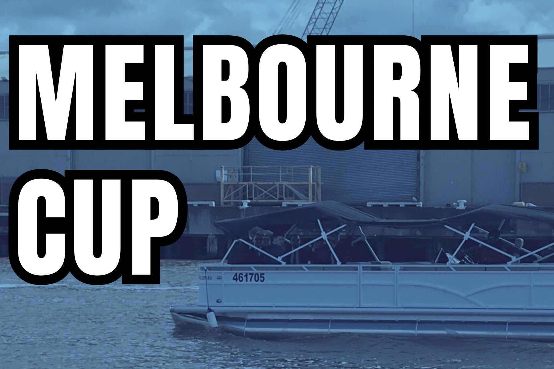 MELBOURNE CUP DAY (NOV 5, 2024) – “PONTOON” SPRING RACES BOAT SHUTTLE ROUNDTRIP 1-11 PASSENGERS