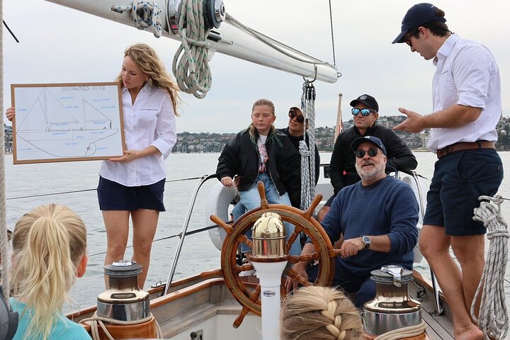 Sydney Harbour: Hands-On Sailing on Classic Yacht