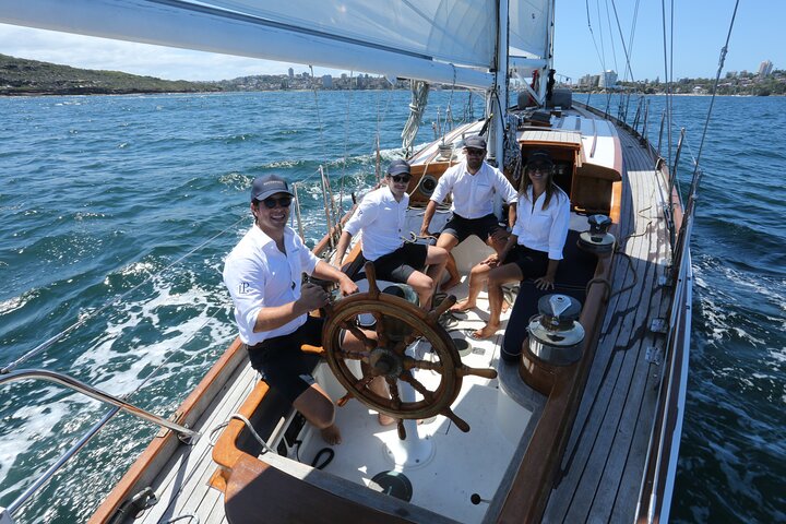 Sydney Harbour: Hands-On Sailing on Classic Yacht