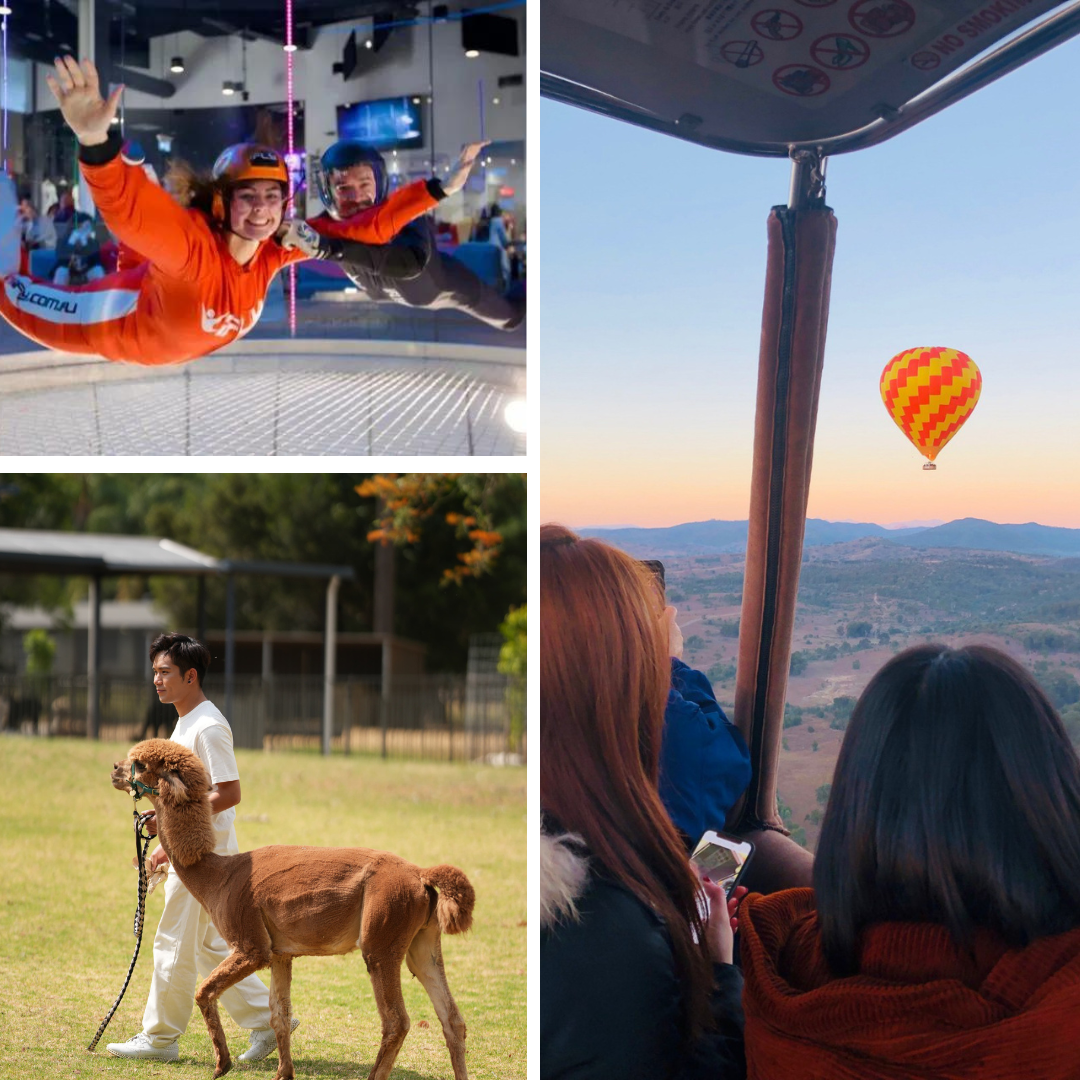 Gold Coast Classic Ballooning & Vineyard Breakfast FREE iFly indoor skydiving