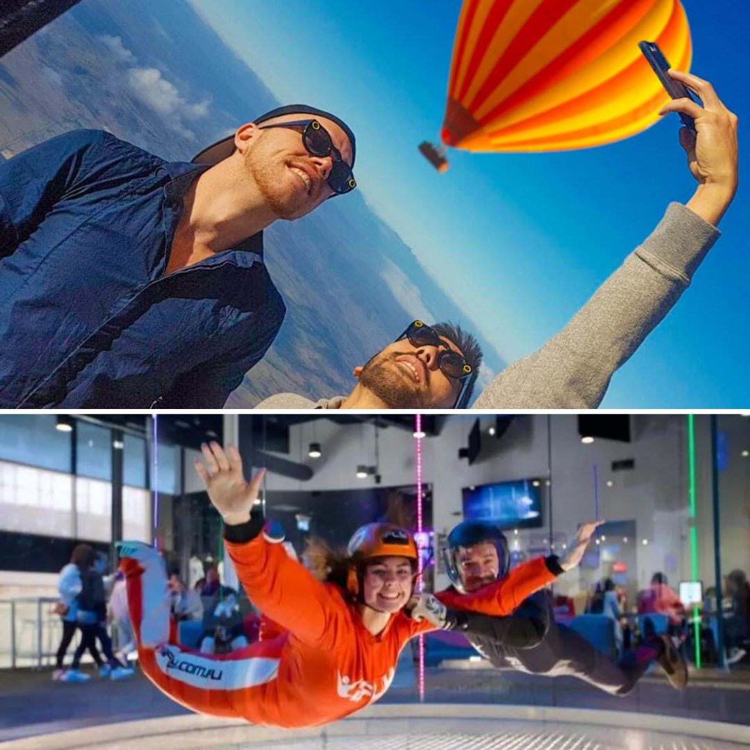 Gold Coast Classic Ballooning & Vineyard Breakfast FREE iFly indoor skydiving