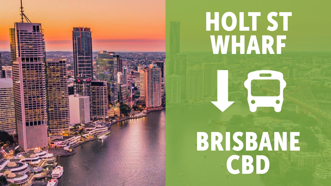 BRISBANE: HOLT ST WHARF TO BRISBANE CBD TANGALOOMA SHUTTLE