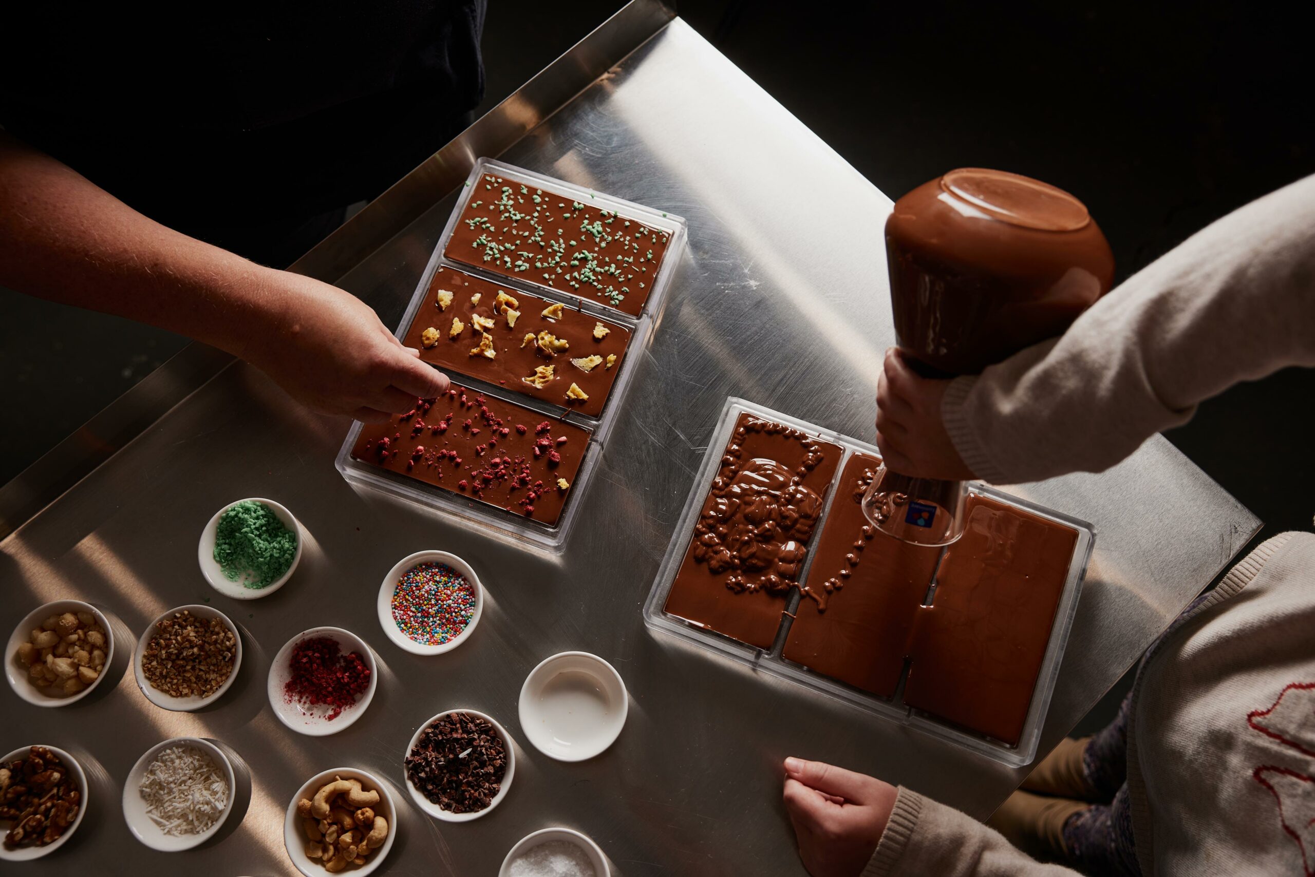 A glow of wine and a blanket of chocolate