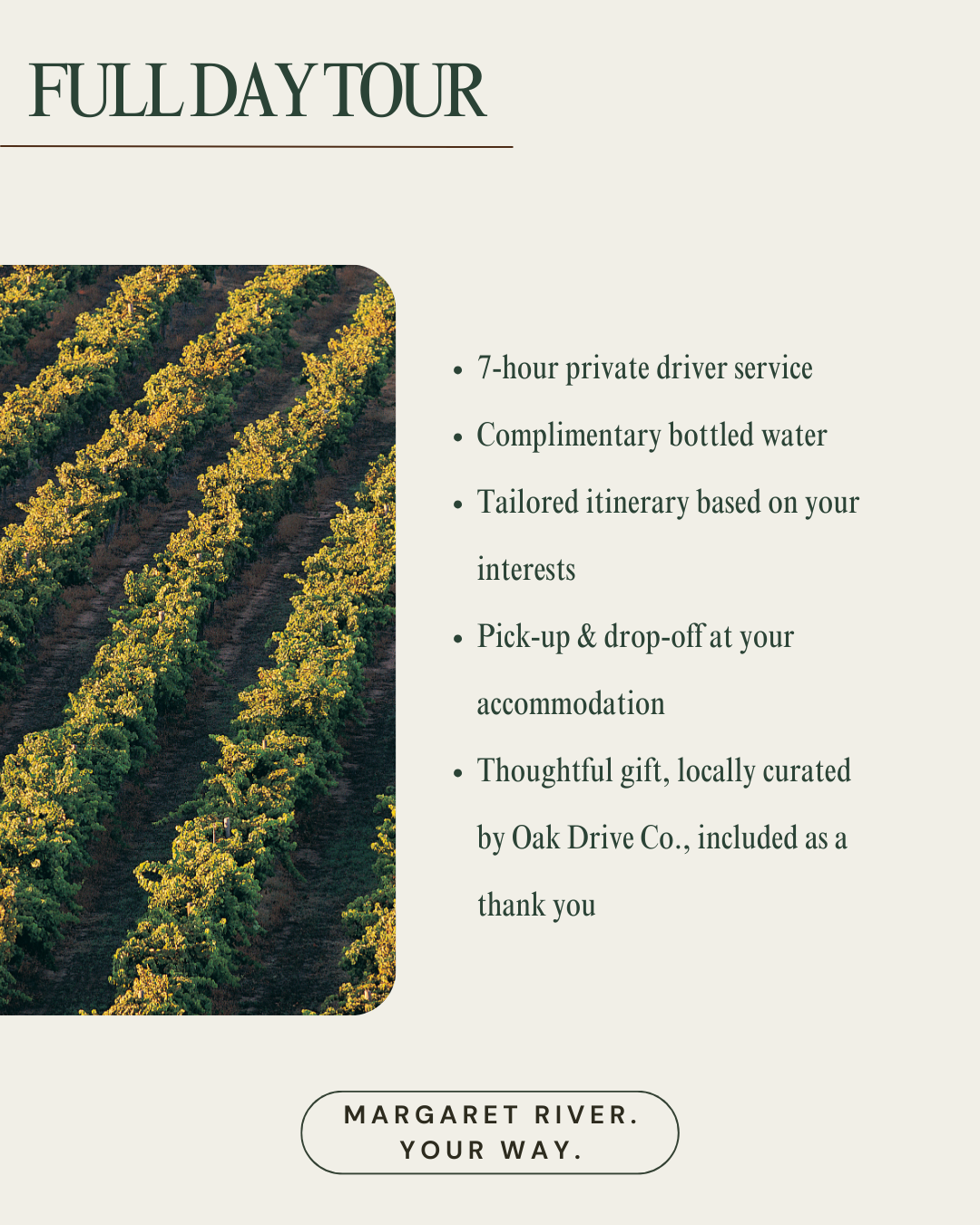 Margaret River, Your Way. | Private Full Day Tour 3 to 5 guests