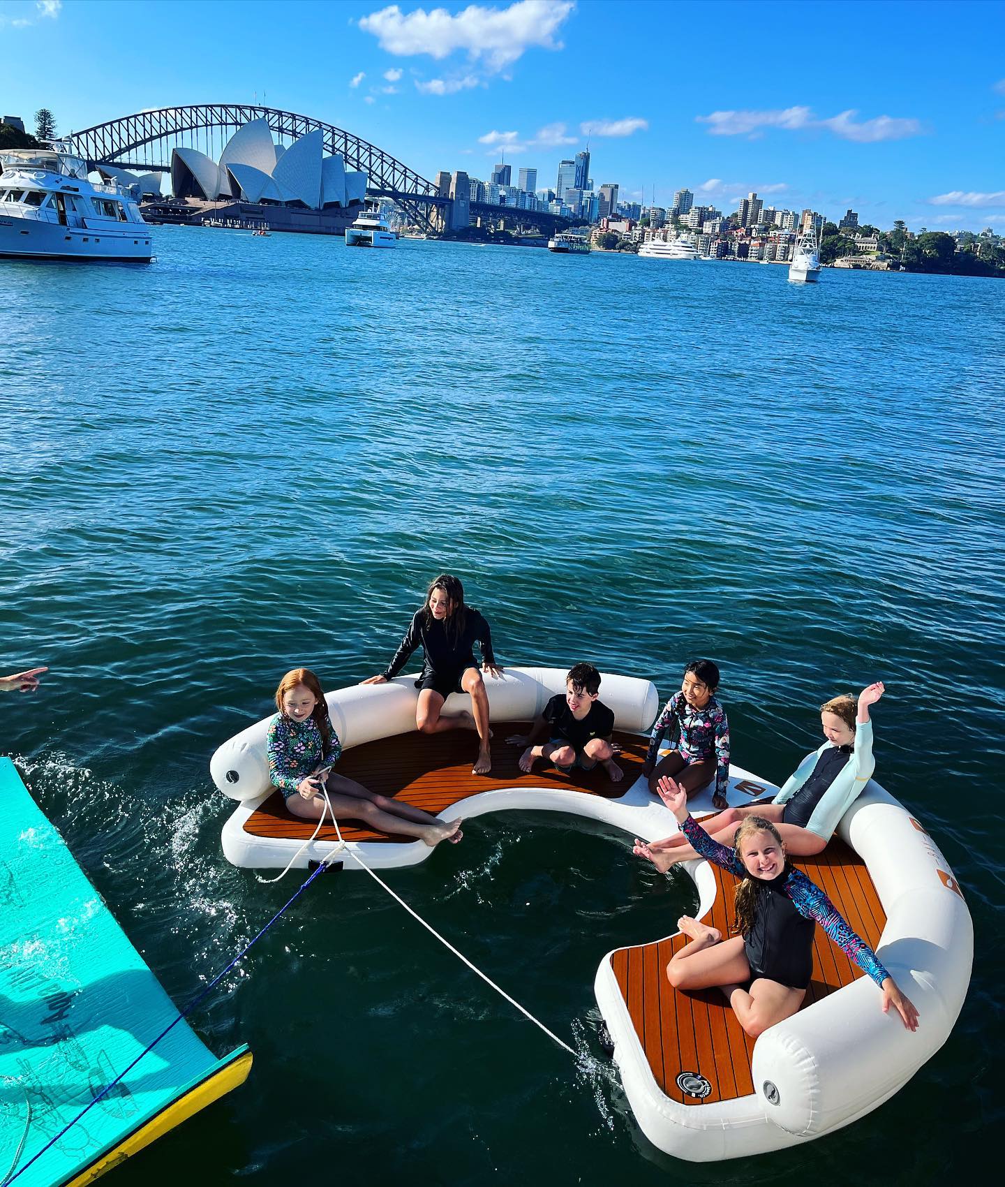 Cheeky Monkey Family, BBQ, Swim and Explore Harbour Tour