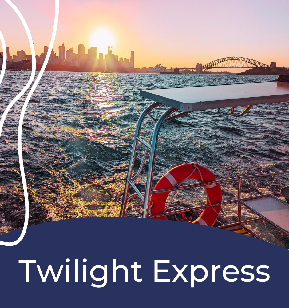 Twilight Express – 2hr private sunset catamaran charter on Sydney Harbour
